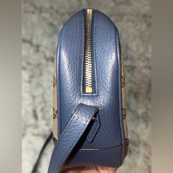 Gucci Blue and Tan Women's Bag - Picture 7 of 11